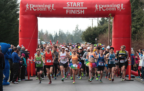 Start of 2014 Fool's Run